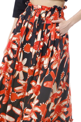 Elastic Hem Trimmed Scuba Pocket Dress - Beige - 4