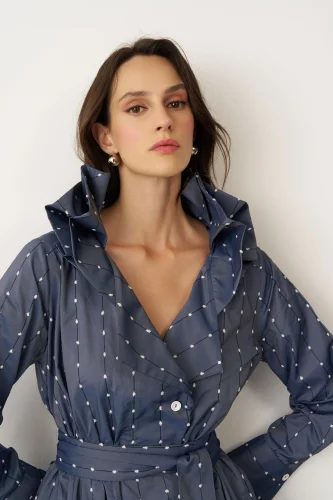 ELBİSE NAVY FOURNOI DRESS - 6