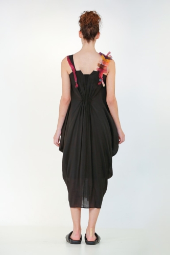 Embellished Shoulder Dress - 4