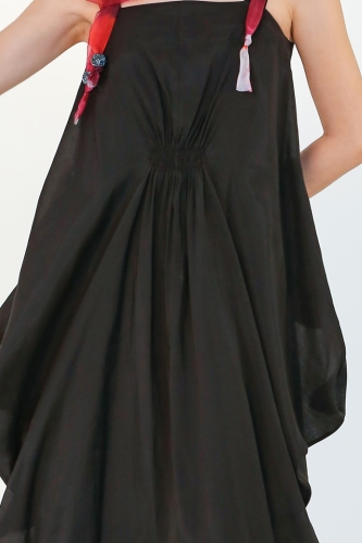 Embellished Shoulder Dress - 5