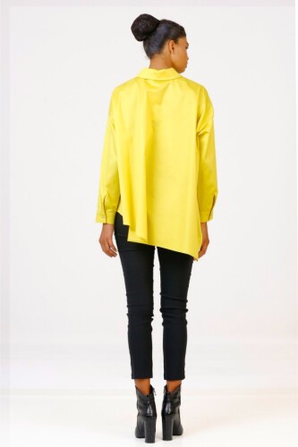 Gathered Shirt - Yellow - 8