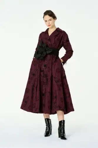 Helios Elbise - Bordo - 3