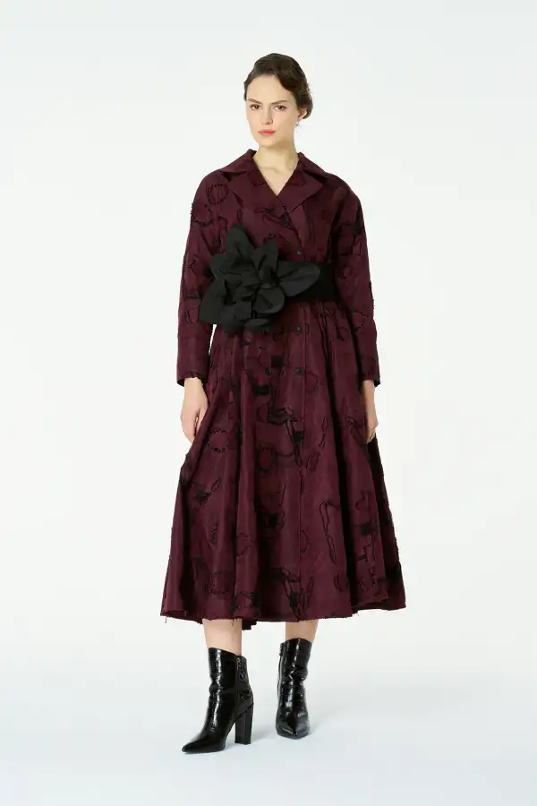 Helios Elbise - Bordo - 1
