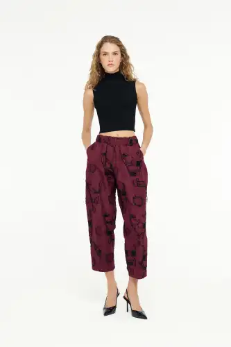 Helios Pantolon - Bordo - 1