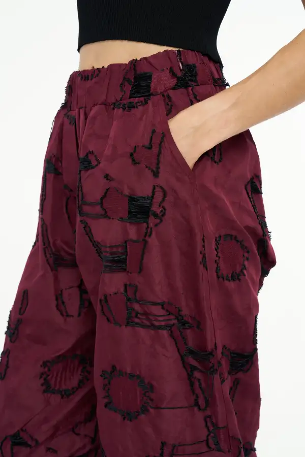 Helios Pantolon - Bordo - 4