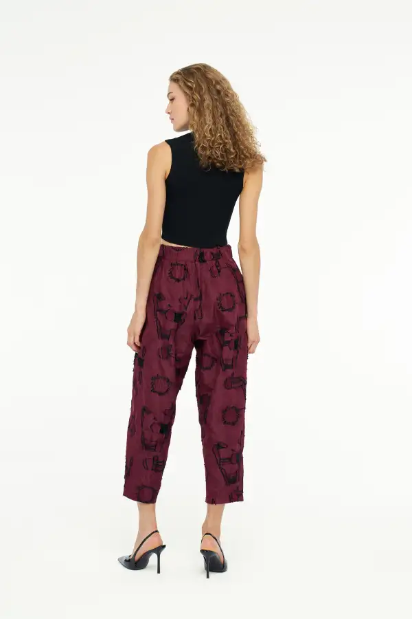 Helios Pantolon - Bordo - 5