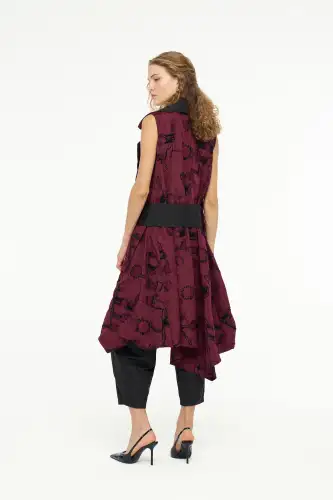 Helios Yelek - Bordo - 6