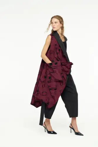 Helios Yelek - Bordo - 4