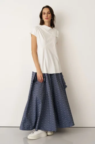 Herakleia Bluz - Beyaz - BIZE (1)