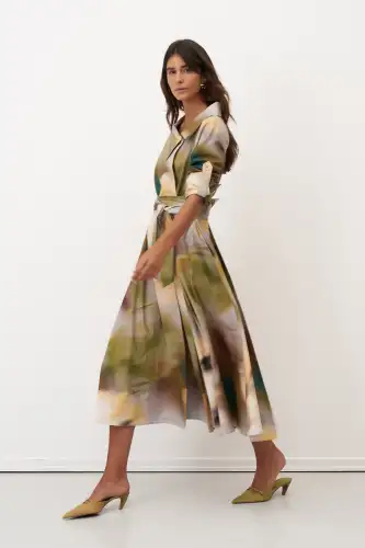 Ikaria Elbise - Desenli - 4