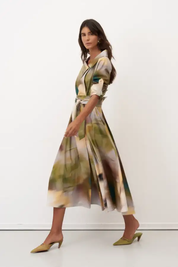 Ikaria Elbise - Desenli - 4