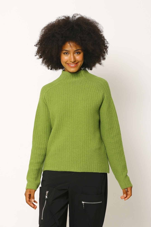 Italian Knitted Sweater - Green - 1