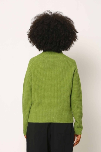 Italian Knitted Sweater - Green - 5