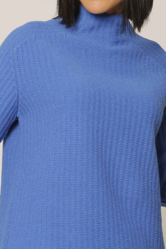 Italian Knitted Sweater - Indigo - 4