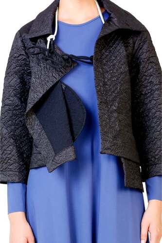 Jacquard Jacket - Black - 5