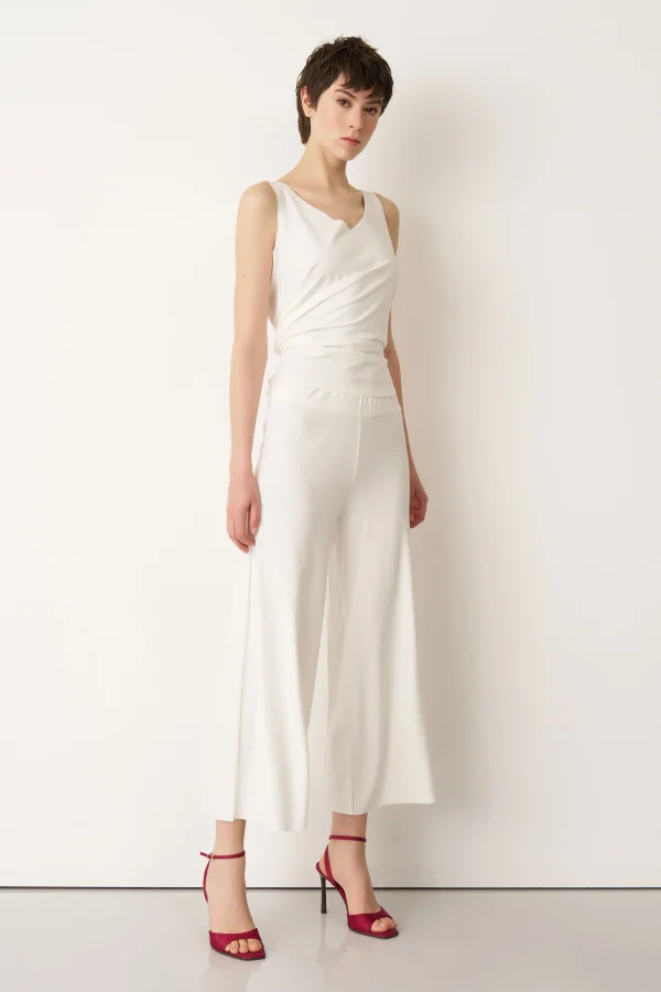 Kalamos Pantolon - Beyaz - 1