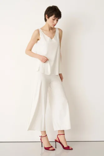 Kalamos Pantolon - Beyaz - BIZE (1)