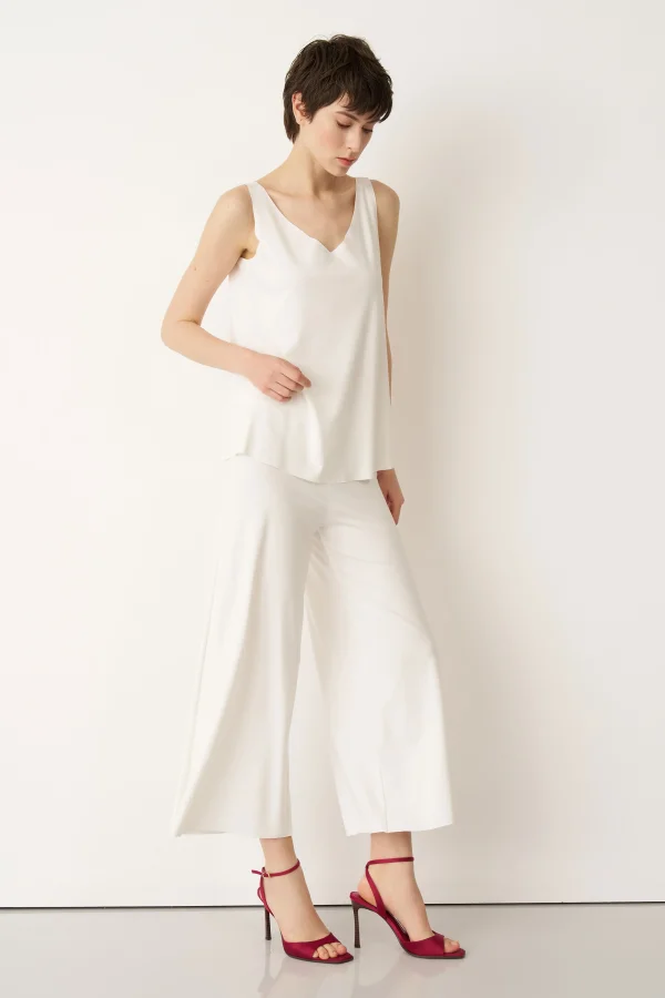 Kalamos Pantolon - Beyaz - 2