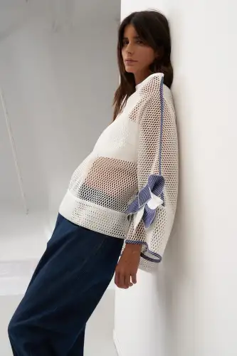 Kalavria Bluz - Beyaz - 6