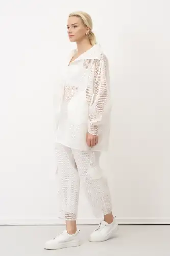 Kalavria Ceket - Beyaz - BIZE (1)