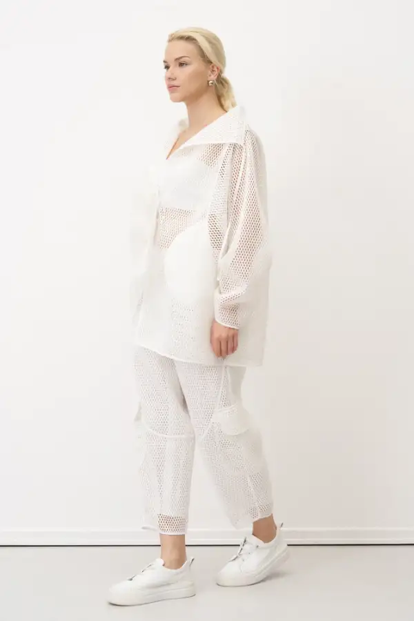 Kalavria Ceket - Beyaz - 2