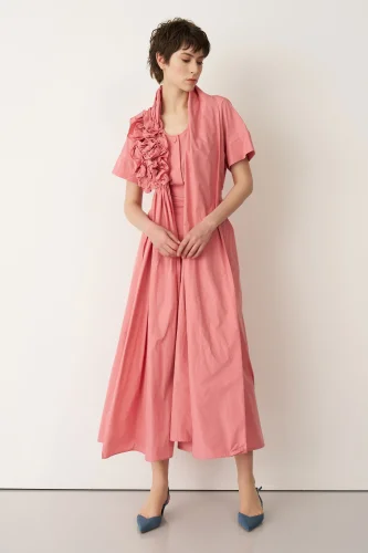 Kampi Elbise - Şeftali - 3