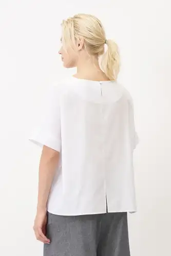 Kasos Bluz - Beyaz - 6