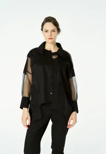 Kaus Gömlek - Siyah - 1