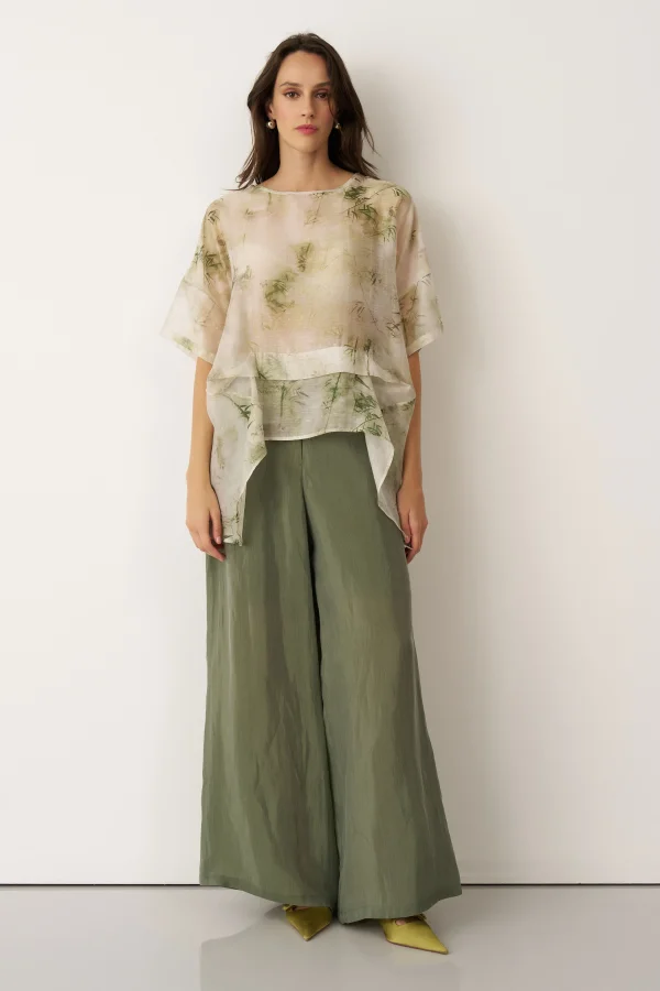 Kea Bluz - Bambu Desenli - 2