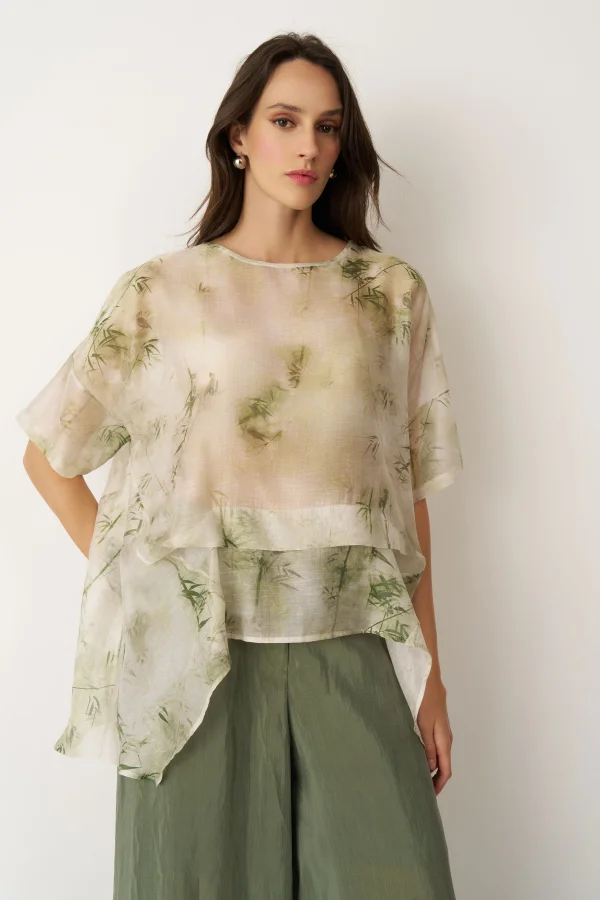 Kea Bluz - Bambu Desenli - 3