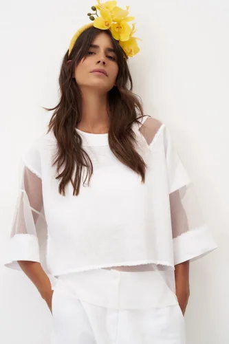 Kea Bluz - Beyaz - 2