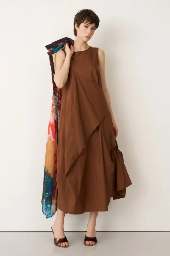 Kimo Elbise - Kahverengi 