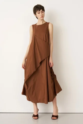 Kimo Elbise - Kahverengi - 3