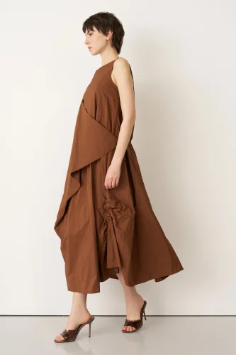 Kimo Elbise - Kahverengi - 4