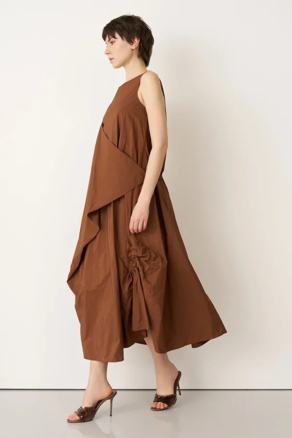 Kimo Elbise - Kahverengi - 4