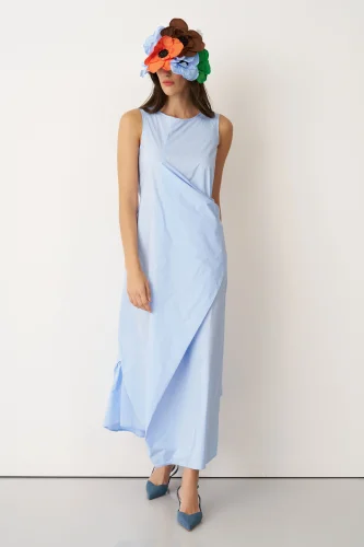 Kimo Elbise - Mavi - 3