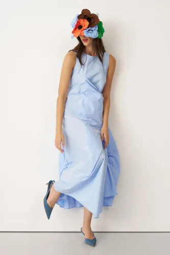 Kimo Elbise - Mavi - 4