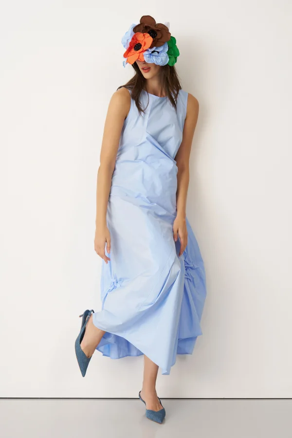 Kimo Elbise - Mavi - 4