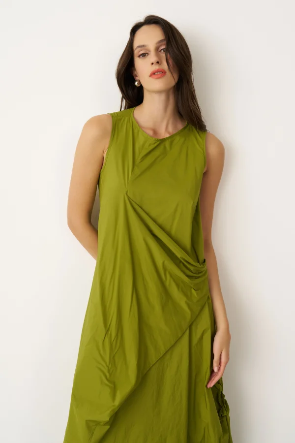 Kimo Elbise - Yeşil - 4