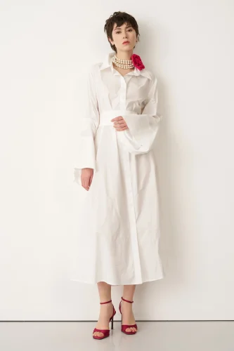 Kimolos Elbise - Beyaz - 2