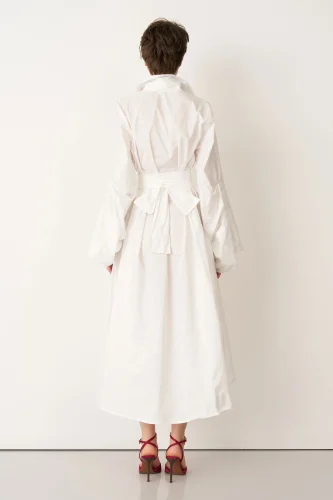 Kimolos Elbise - Beyaz - 4