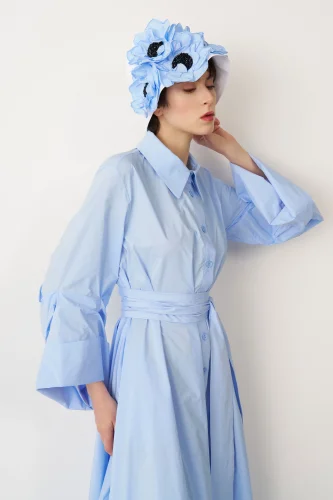 Kimolos Elbise - Mavi - 1