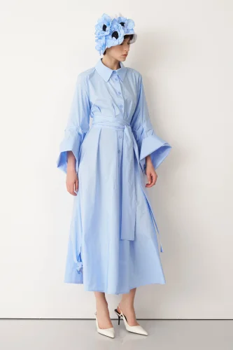 Kimolos Elbise - Mavi - 4