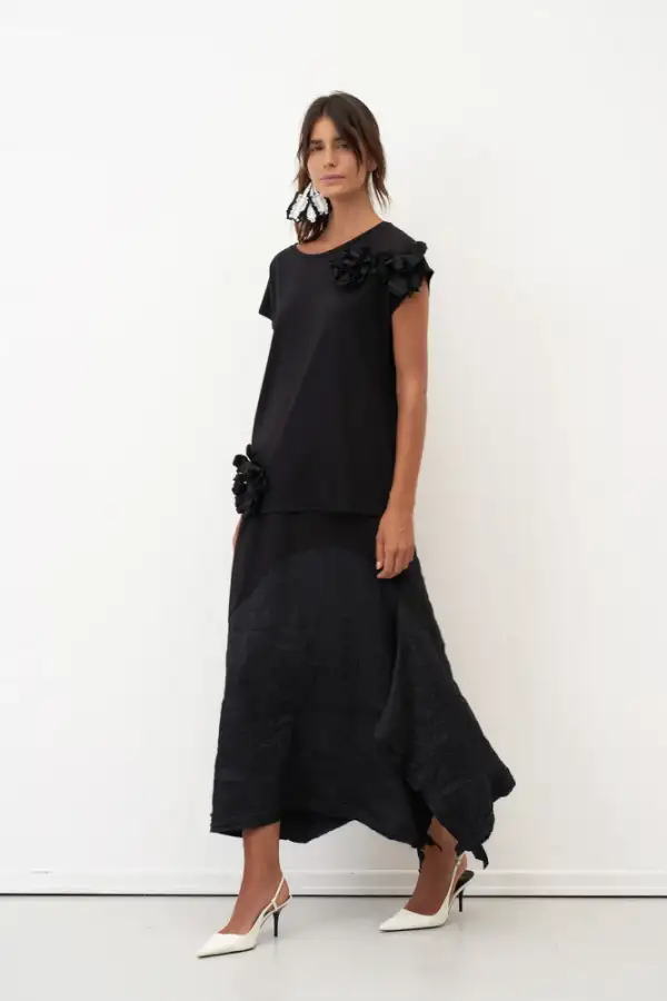 Kokkino Güllü Bluz - Siyah - 3