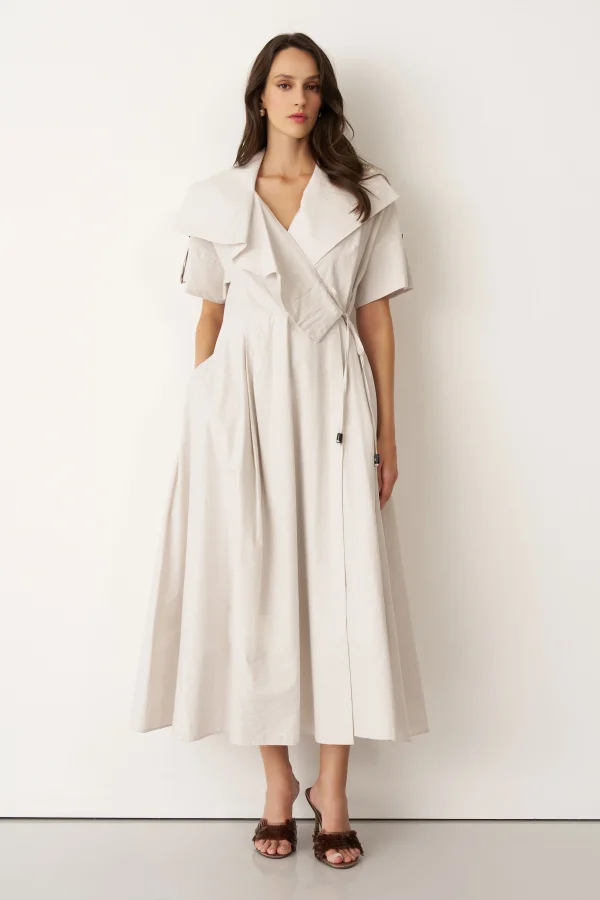 Kommeno Elbise - Bej - 1