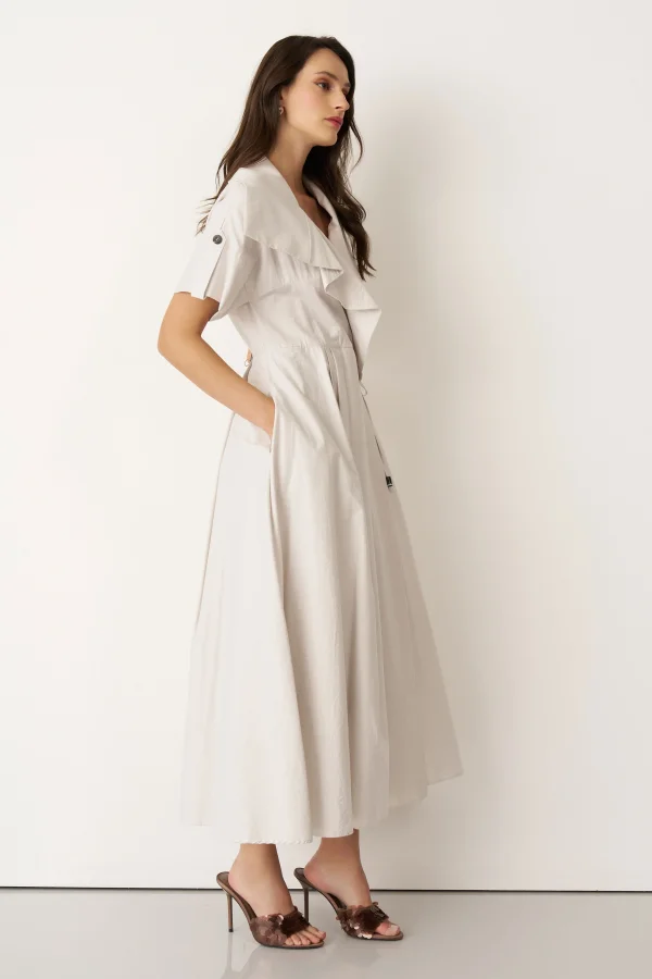 Kommeno Elbise - Bej - 4