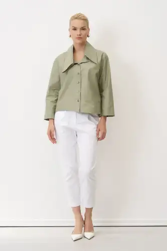 Korakas Gömlek - Yeşil - 1