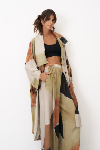 Kos Pantolon - Desenli - 3