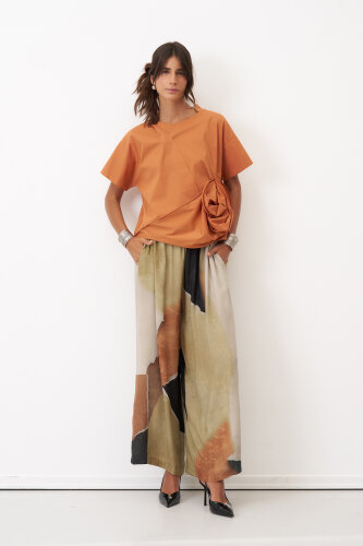 Kos Pantolon - Desenli - BIZE