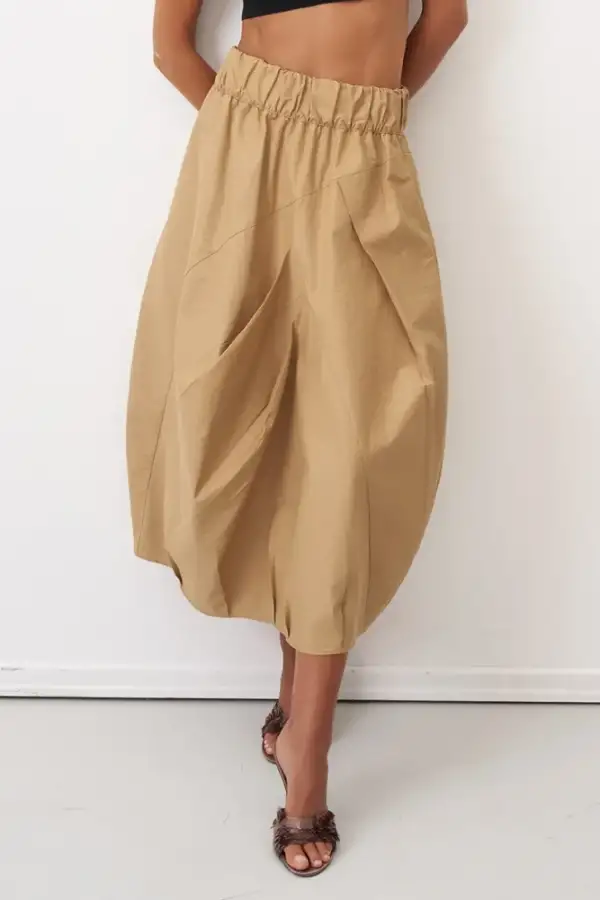 Koufi Etek - Kahverengi - 4